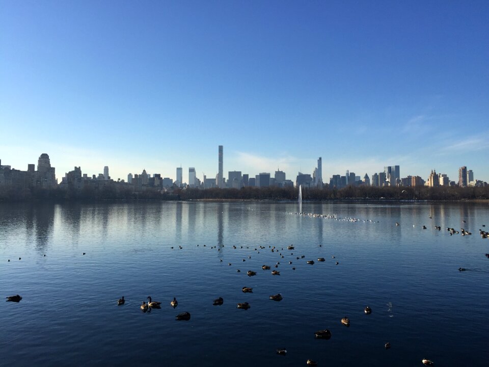 Panorama city lake