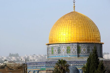 Rock mosque holy place