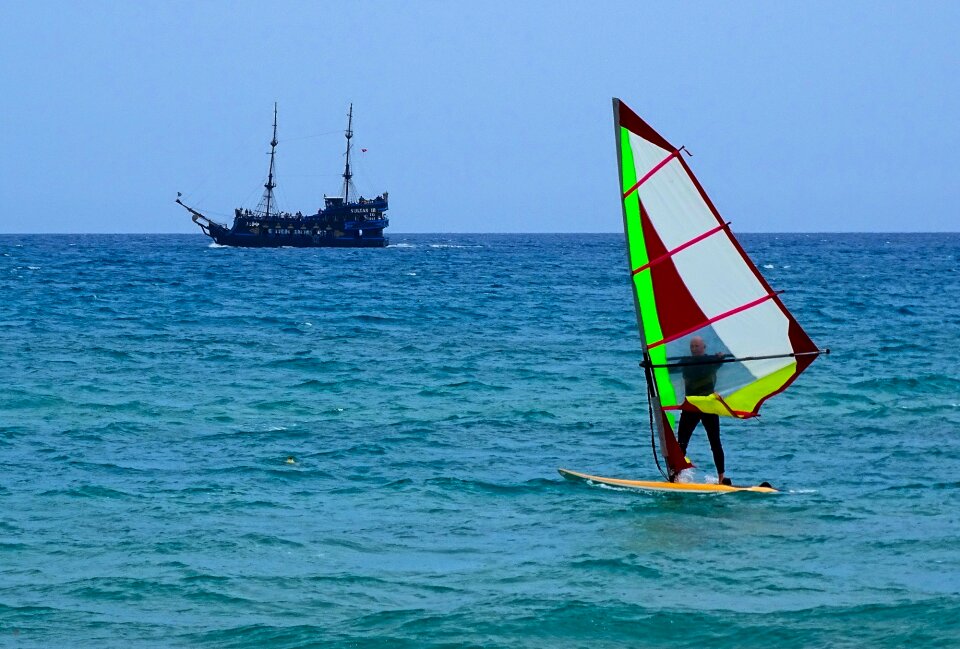 Sailboat blue race