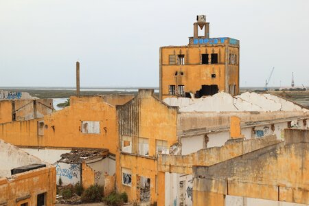 Factory complex ruin