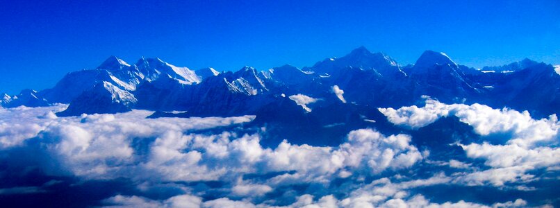 The himalayas panorama mountains