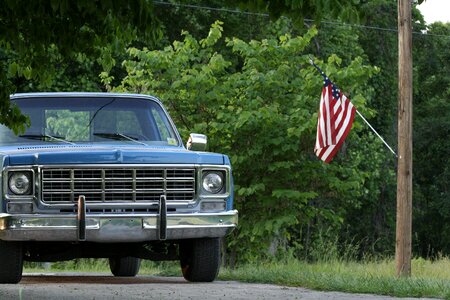Vintage green truck green vintage
