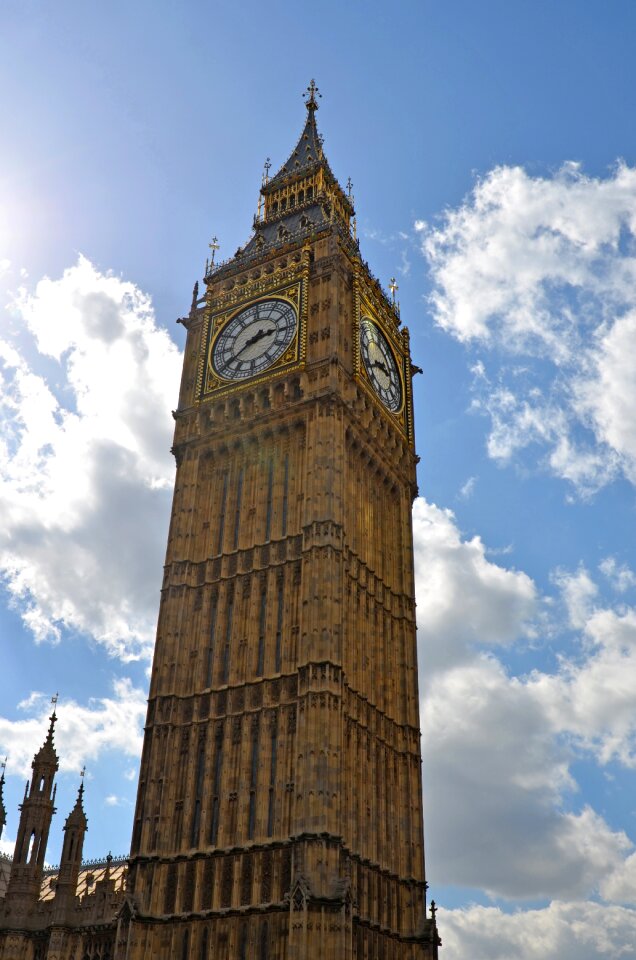 United kingdom landmark clocktower
