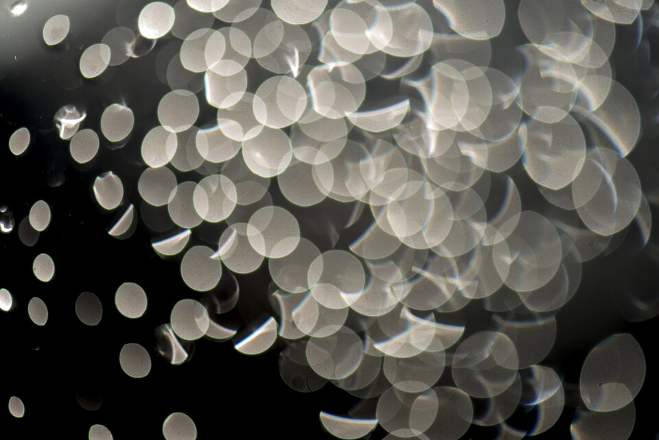 Abstraction drops of rain highlights