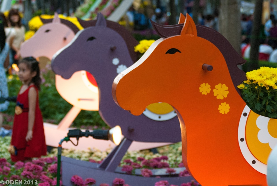 Ponies animals wooden