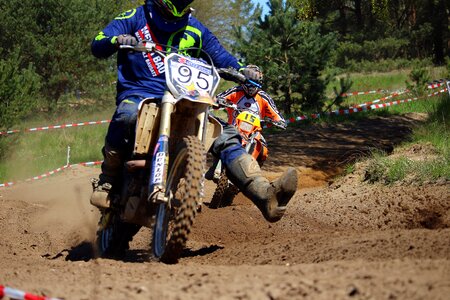 Motorsport cross race