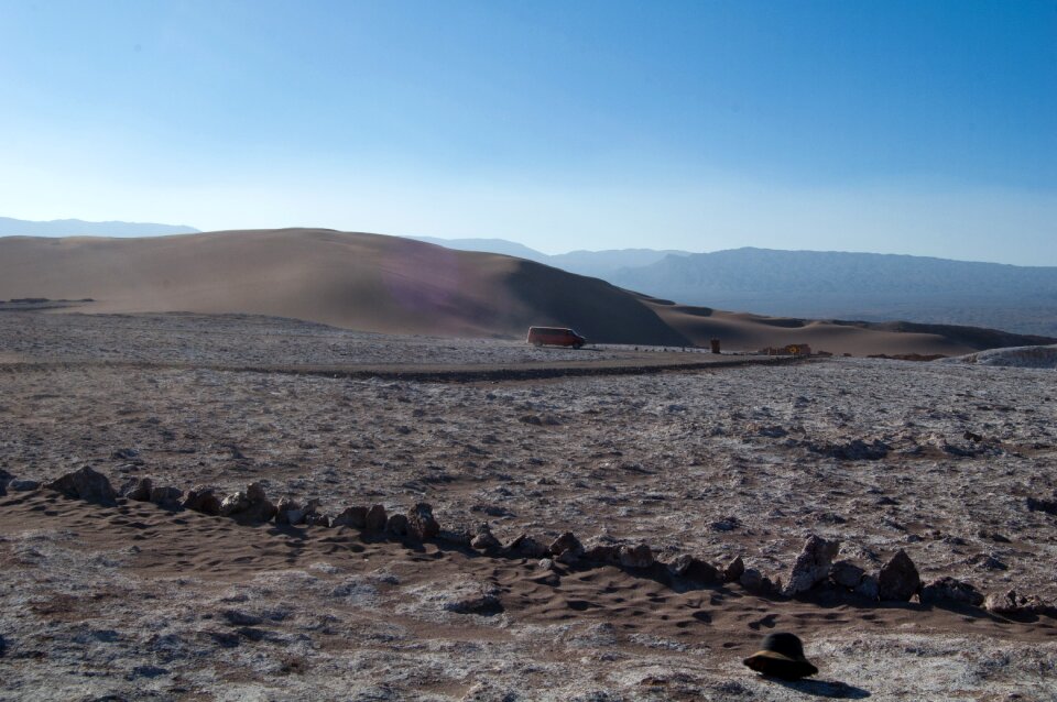 Desert sand landscape