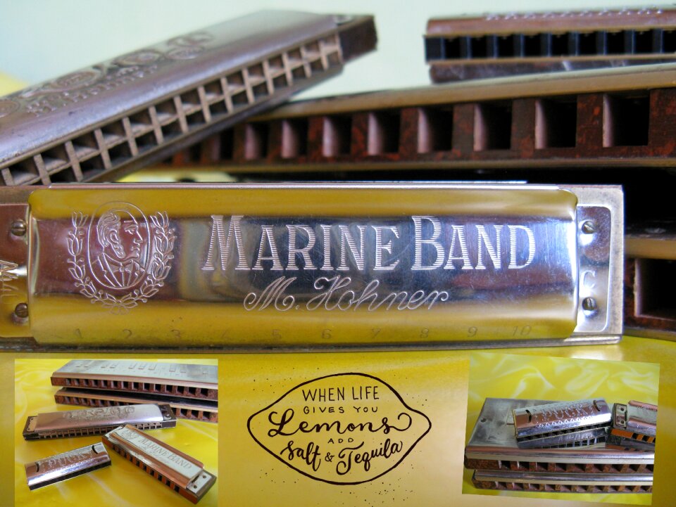 Musical instrument shine close up
