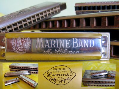 Musical instrument shine close up
