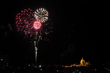 Fireworks night new year