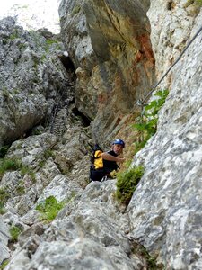 Hiking outdoor rock