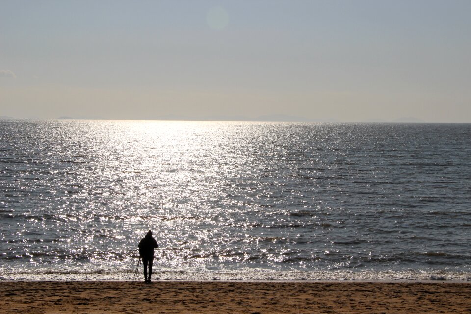 Sea pooping photographer