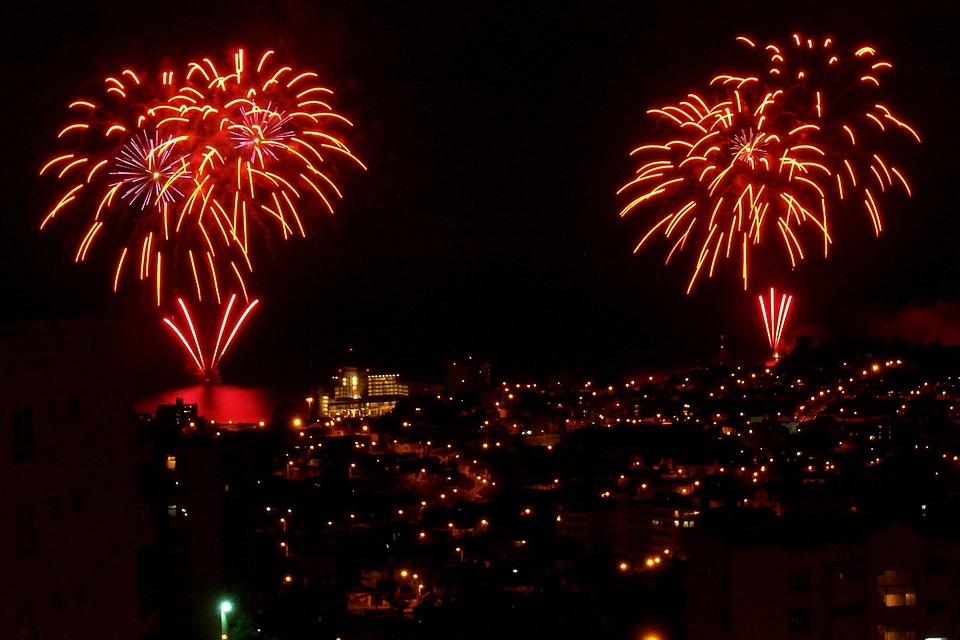 Lighting bursting ignites