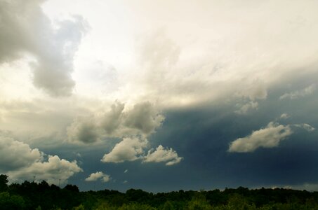 Severe sky storm
