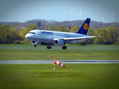 Lufthansa flying travel photo