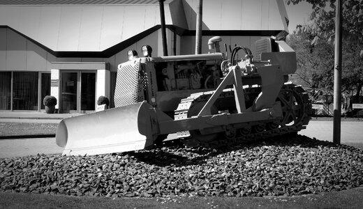 Tracked vehicles hard construction work