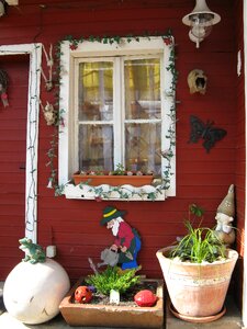 Historically flower box old