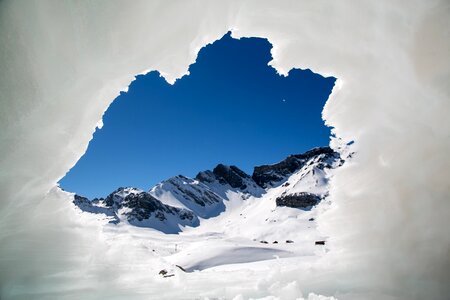 Alpine ice switzerland photo