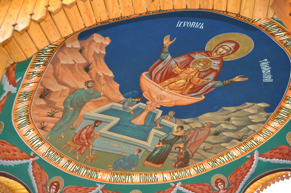 Religion painted architecture
