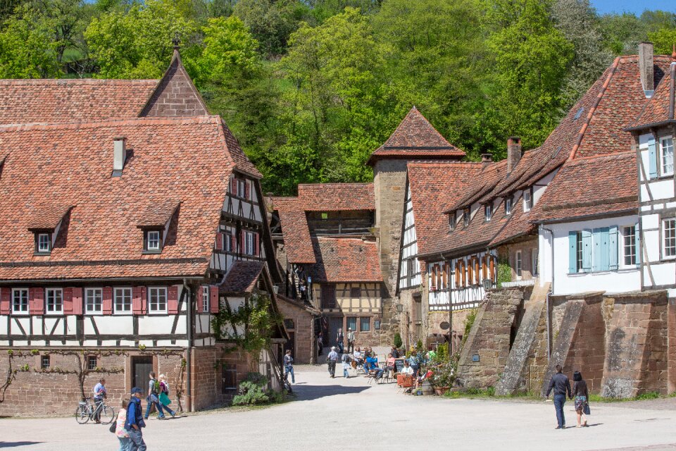Middle ages truss architecture