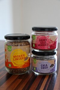 Food muesli glass