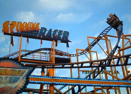 Funfair joust fun photo