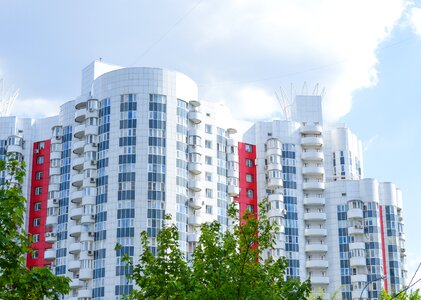 Residential residential building russia photo