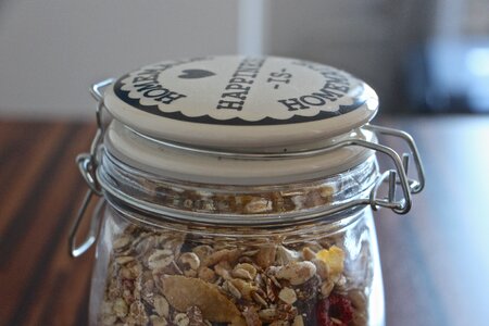 Muesli storage deco