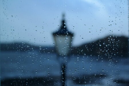 Window raindrops