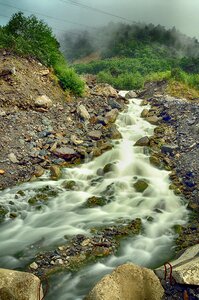 Waterfall the caucasus water