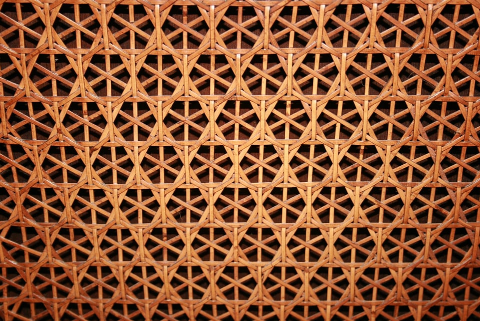 Woven structure wicker
