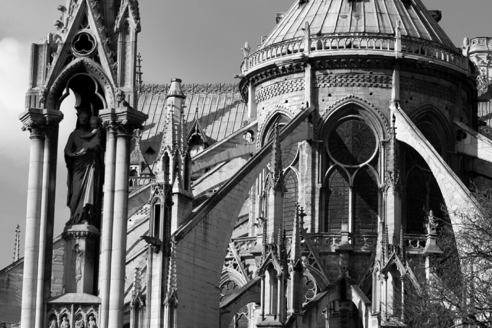 Monument black and white architecture
