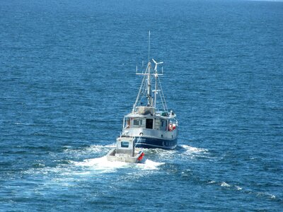 Ship blue british photo