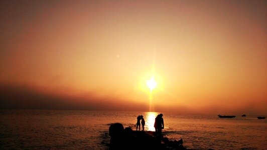 Xiamen sunset the sea