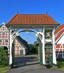 Old country architecture farmhouse