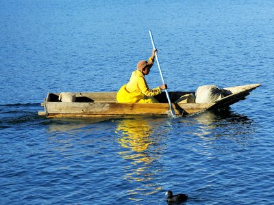 Fisherman lake navigation photo