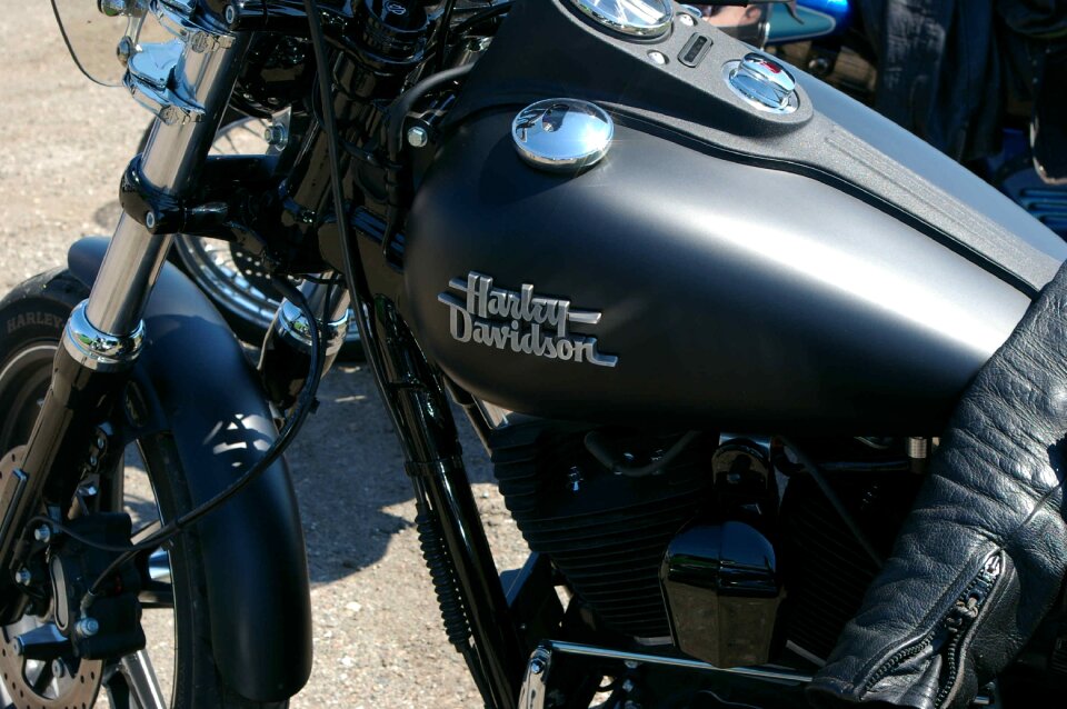Motorcycle black lifestyle