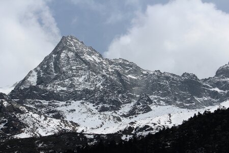 Nature mountain range photo