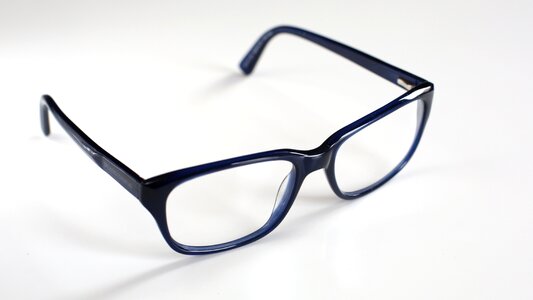 Glasses reading glasses blue photo