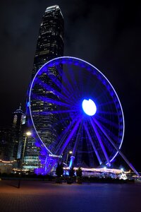 Skyscraper blue
