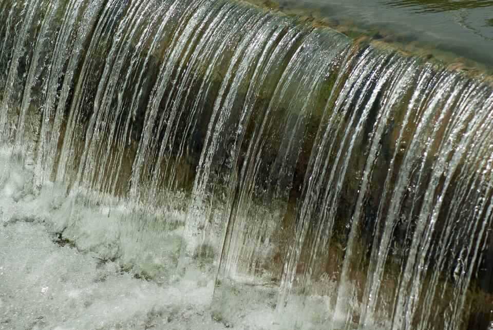Waterfall dam river