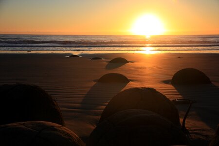 Sea morning ocean photo