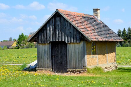 Small house truss fachwerkhaus