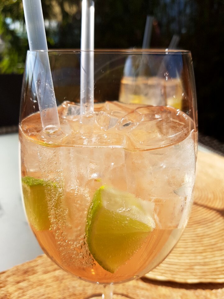 Summer alcohol lime