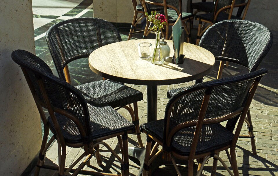 Gastronomy seat table