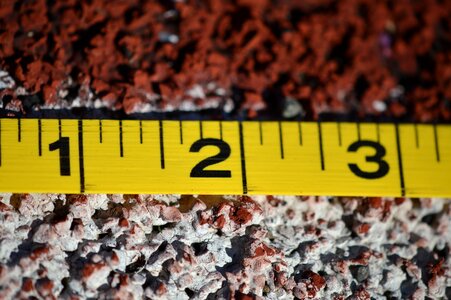 Number measuring tape photo