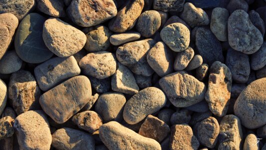 Nature rocks edge of the sea photo