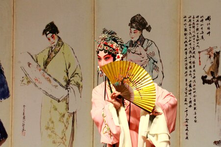 The peony pavilion fan classical