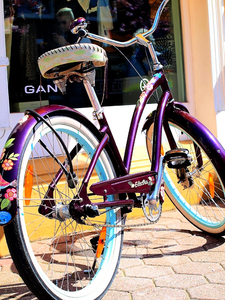 Bike hippie colorful
