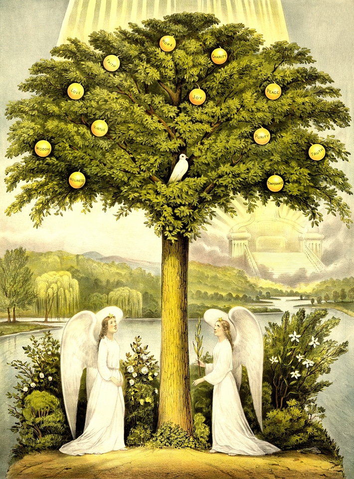 Tree angels christian